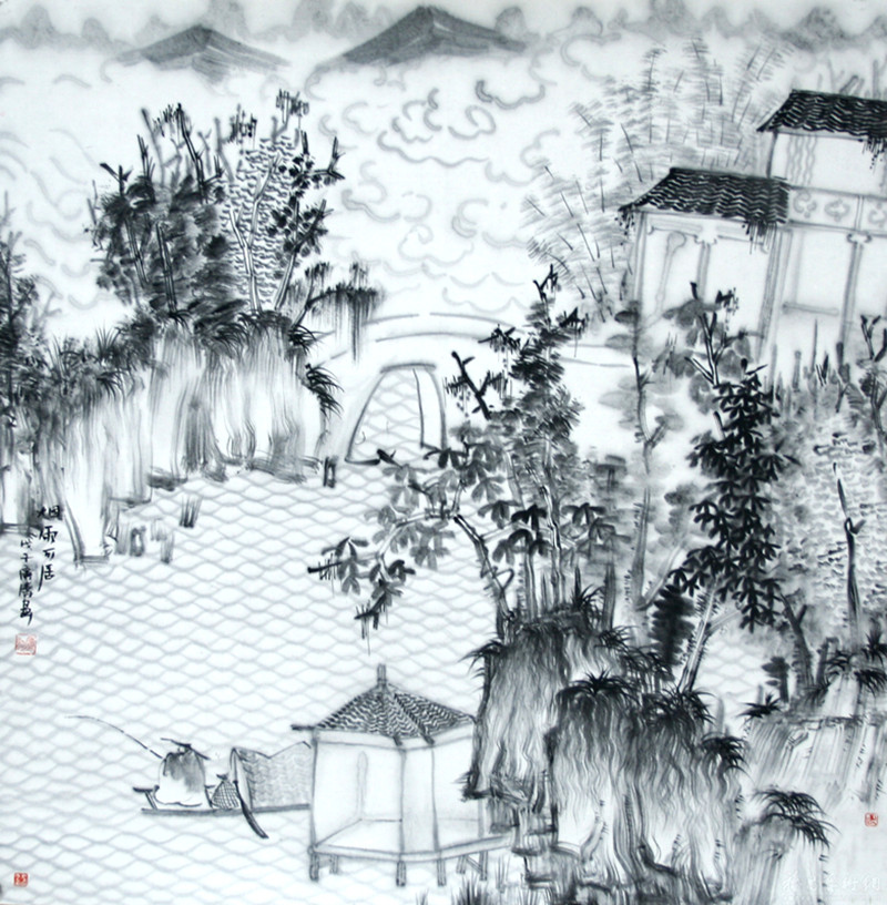 喜欢山水.风景画 51