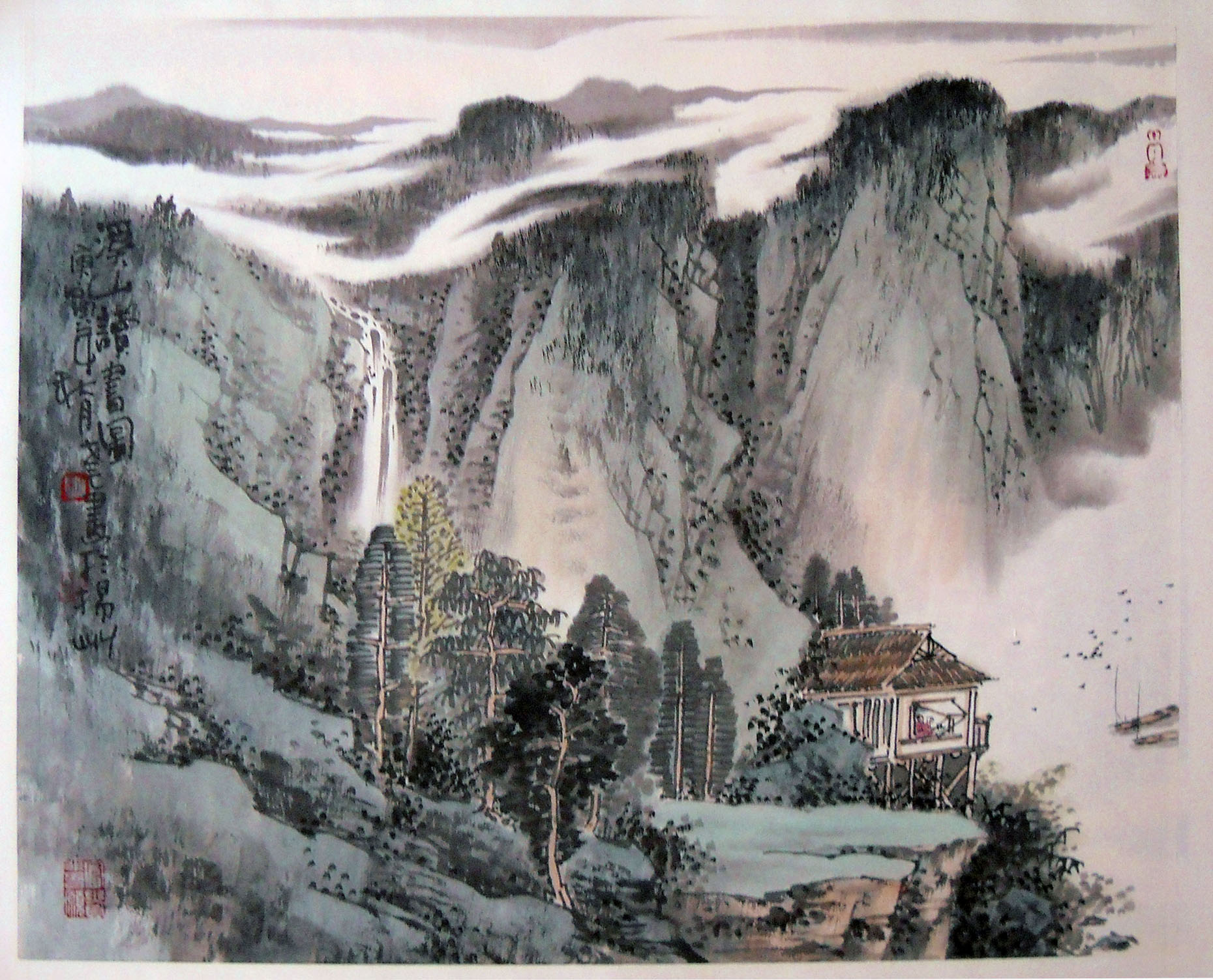 七的斗方山水画10