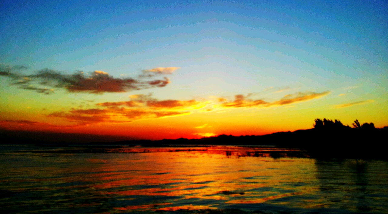 天津 薊縣 於橋水庫 夕陽晚照